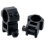 Utg Rings 1" High Profile - Matte Black Picatinny-weaver