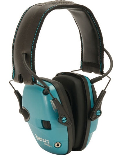 Howard Leight Impact Sport - Teal Electronic Muff Nrr22