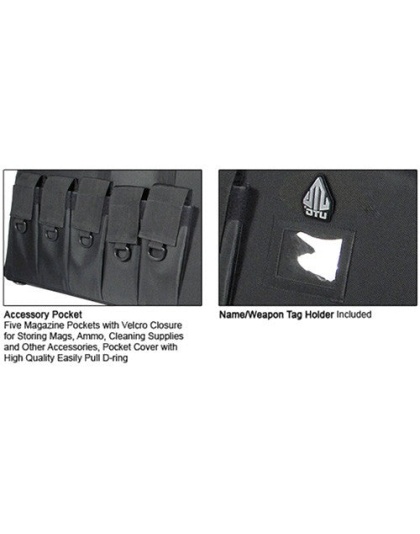 Utg Gun Case 34" Black - Dc Tactical