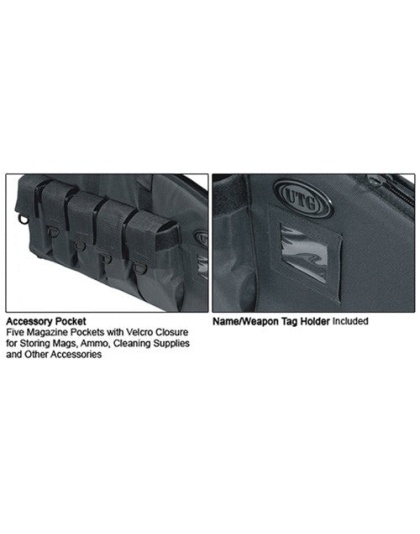 Utg Gun Case 38" Black - Dc Tactical