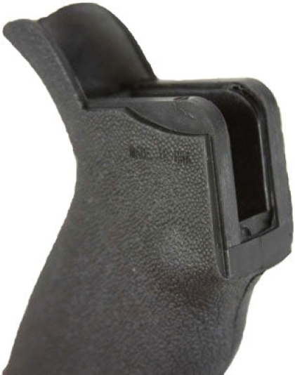 J&e Textured Rubbered Pistol - Grip W-storage Black