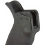 J&e Textured Rubbered Pistol - Grip W-storage Black