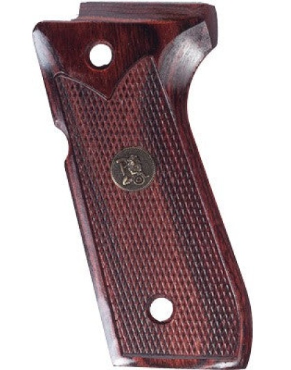 Pachmayr Laminated Wood Grips - Beretta 92fs Rosewood Check