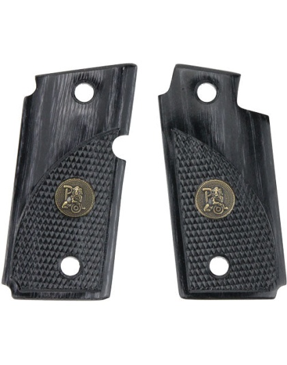 Pachmayr Laminated Wood Grips - Sig P238 Blk-gray Checkered<