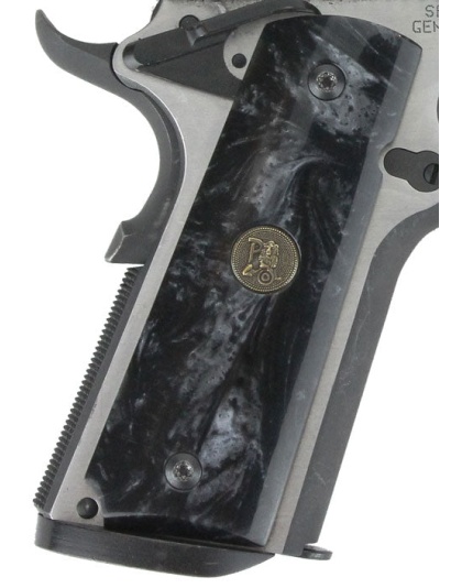 Pachmayr Grips 1911 Full Size - Black Pearl Smooth