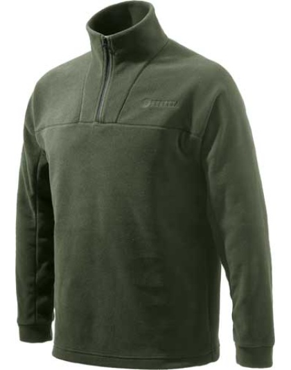 Beretta Jacket Fleece 1-2 Zip - Medium Dark Green