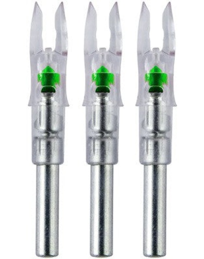 Nockturnal Lighted Nock - X-series Green 3-pack