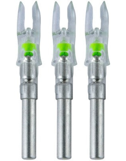 Nockturnal Lighted Nock - S-series Green 3-pack