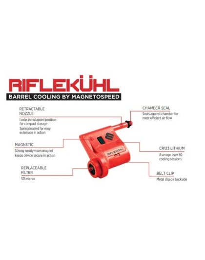 Magnetospeed Riflekuhl Barrel - Cooler W- Cr123a Battery