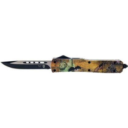 Templar Knife Slim Otf Liberty - 3.5" Black Drop Point