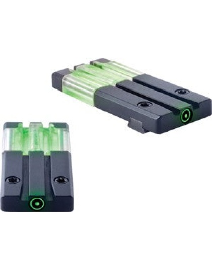 Meprolight Fiber Tritium Green - Circle Dot Rear Sight Sprg Xd