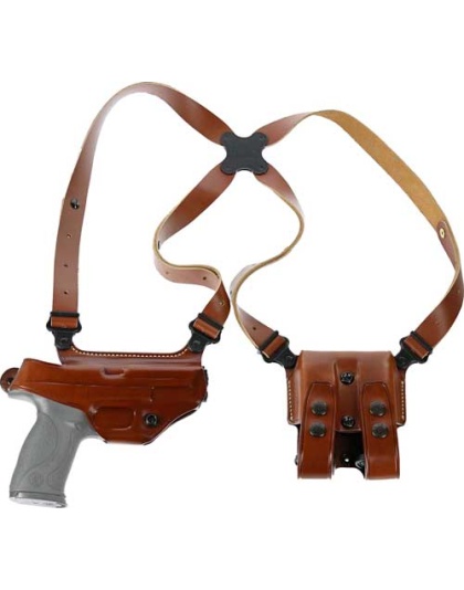 Galco Miami Shoulder System - Rh Leather Sig P320 Tan