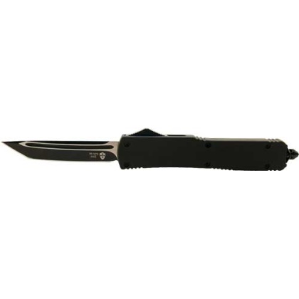 Templar Knife Slim Otf Black - Rubber 3.5" Black Tanto