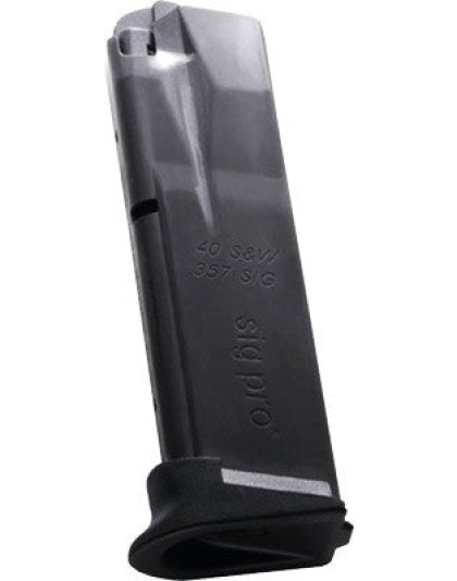 Sig Magazine Sp2022 .40sw- - .357sig 12-rounds Black