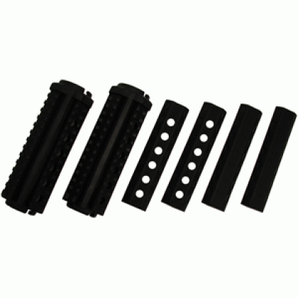 Mft 4 Sided Rail 6" Handguard - Ar15-m16 Polymer Black