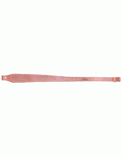 Butler Cr. Cobra Rifle Sling - Leather Basketweave Tan