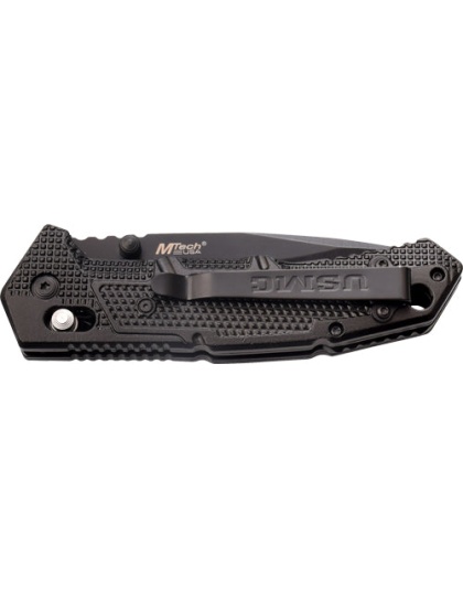 Mc Usmc 3.75" Drop Point - Folder Black-black