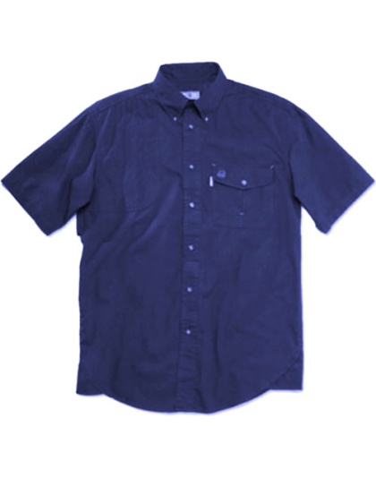 Beretta Shooting Shirt Small - Short Sleeve Cotton Blue<