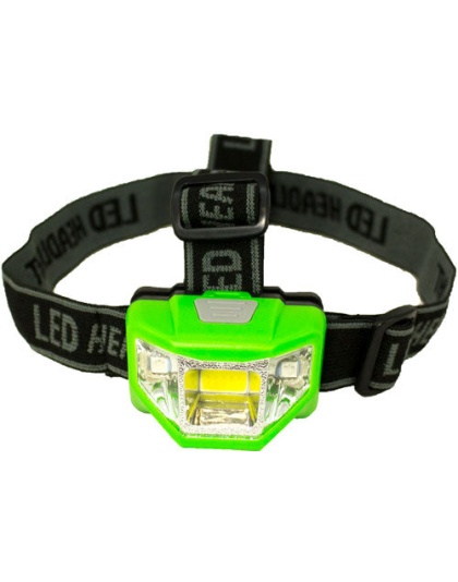 Promier 200 Lumen Headlamp - 4 Mode Green Body-white Light