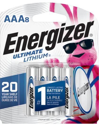 Energizer Ultimate Lithium - Batteries Aaa 8-pack