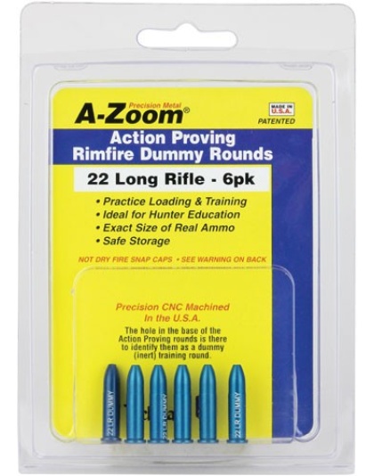 A-zoom Training Rounds .22lr - Aluminum 6-pack