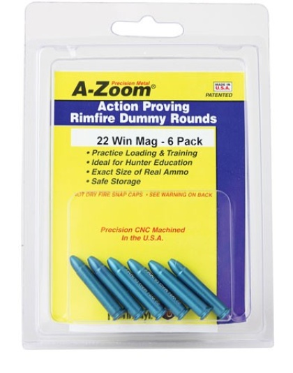 A-zoom Training Rounds .22wmr - Aluminum 6-pack