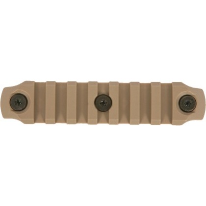 Bcm Rail Section--nylon Keymod - 4" Rail Fde