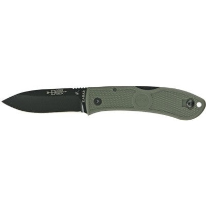 Ka-bar Dozier Folding Hunter - 3" Foliage Green