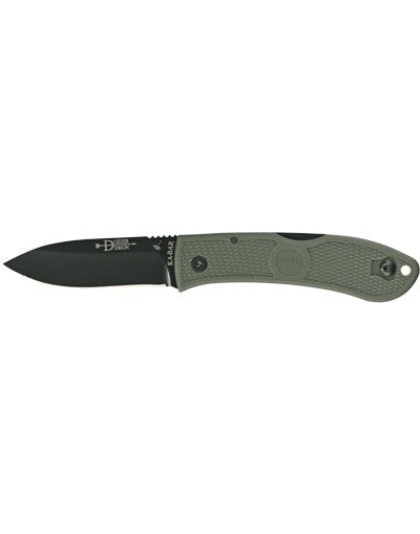 Ka-bar Dozier Folding Hunter - 3" Foliage Green