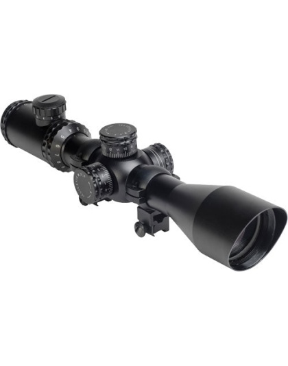 Hatsan Optima 2.5-10x50e Sft - Scope W- Rings & Caps