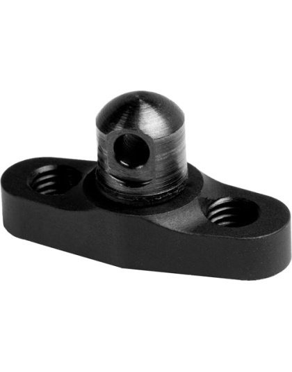 Grovtec Flanged Swivel Stud - Keymod Adaptor Black