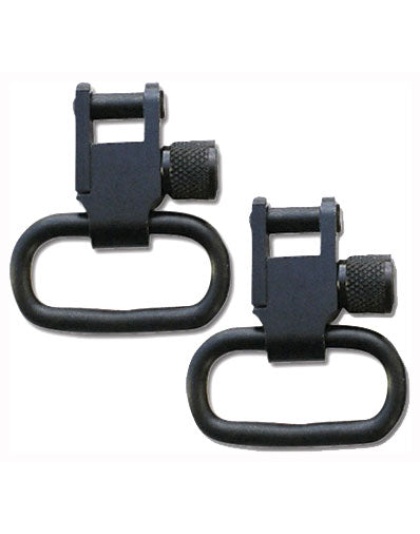 Grovtec Locking Swivel 1" - Black Only 2-pack