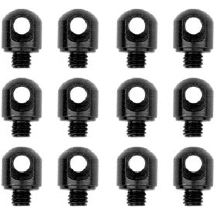 Grovtec 1-8" Machine Screws - 12-pack Black