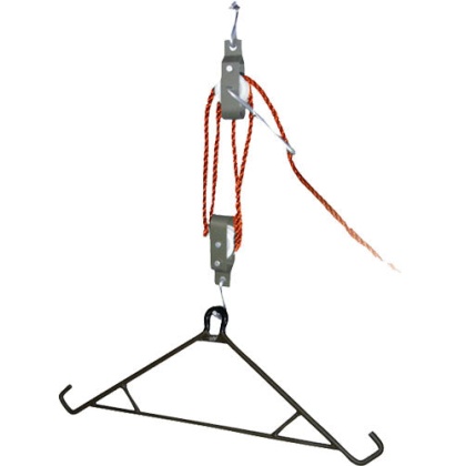 Hme Skinning Gambrel & Hoist - 4:1 Ratio 3-8" 500lbs