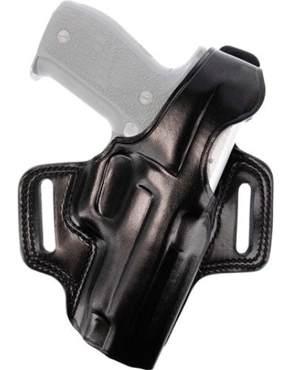 Galco Fletch High Ride Belt - Holster Rh Leather 1911 5" Blk