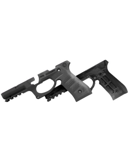 Recover Tact. Bc2 Beretta 92 - Grip And Rail System Black