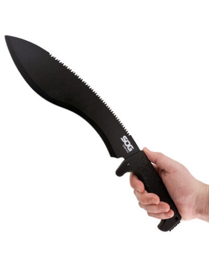 Sog Machete Sogfari Kukri - Black W-sheath