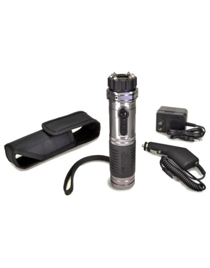 Psp Zap Stun Gun-flashlight - One Million Volts Rechargeable