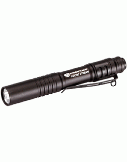 Streamlight Microstream Light - White Led Black W-pocket Clip