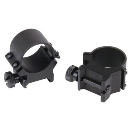 Weaver Rings Detachable Top - Mount Sure-grip 1" High Black