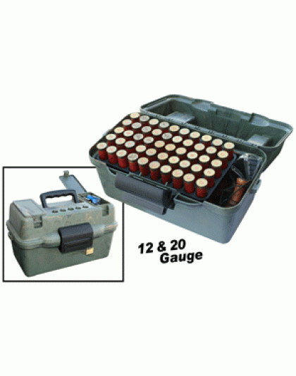 Mtm Deluxe Shotshell Case- - Field Box 12-20ga. 100-rounds