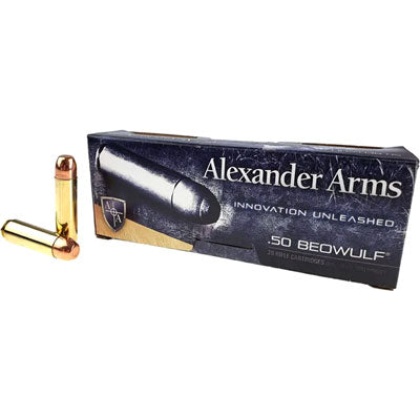 Alexander Ammo .50 Beowulf - 350gr. Fmj-tc 20-pack