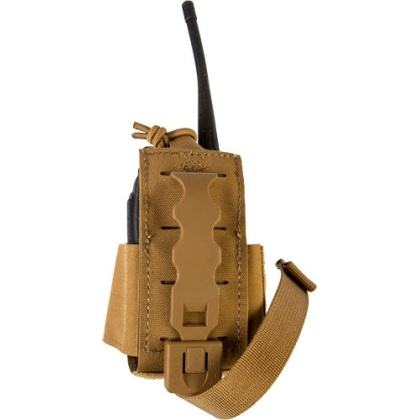 Grey Ghost Gear Radio Pouch - Small Laminate Coyote Brown