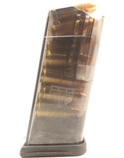 Ets Magazine Glock 19 9mm 10rd - Translucent Fits 19-26