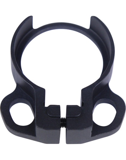 Guntec Ar15 Single Point Sling - Deluxe Adapter Ambi Black