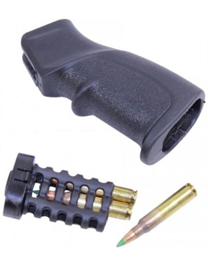 Guntec Ar15 T32 Pistol Grip - Rubber Overmold Black