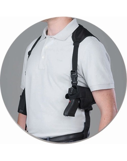 Bulldog Deluxe Hztl-shoulder - Hlstr Ambi 2.5-3.75" Bbl's Blk