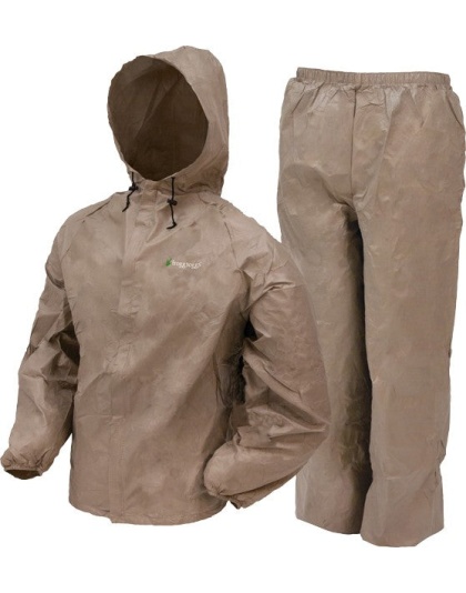 Frogg Toggs Rain Suit Mens - Ultra-lite-2 Large Khaki