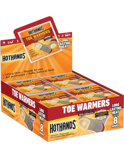 Hothands Toe Warmers 40 Pair - 8 Hour W- Adhesive