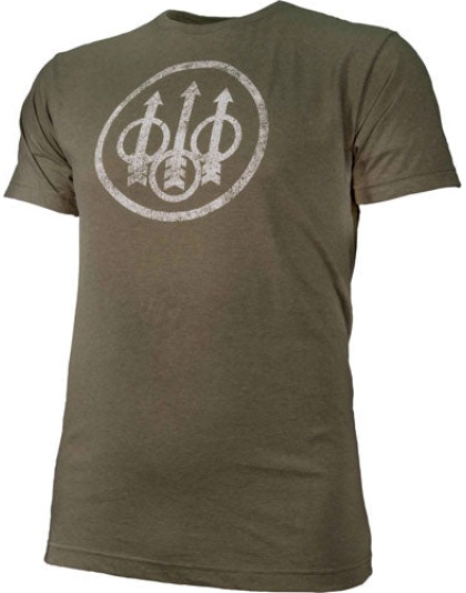 Beretta T-shirt Distressed - Trident X-lrg Heather Green<